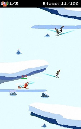 圣诞老人和僵尸的滑雪大战截图3