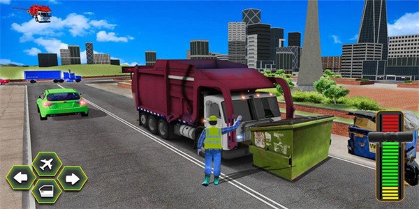 飞行垃圾车模拟驾驶截图1