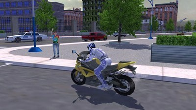 城市摩托车骑手截图2